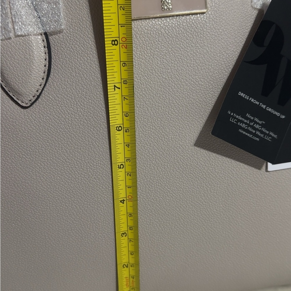 Nine West Cement Color Tote Bag - Picture 10 of 13